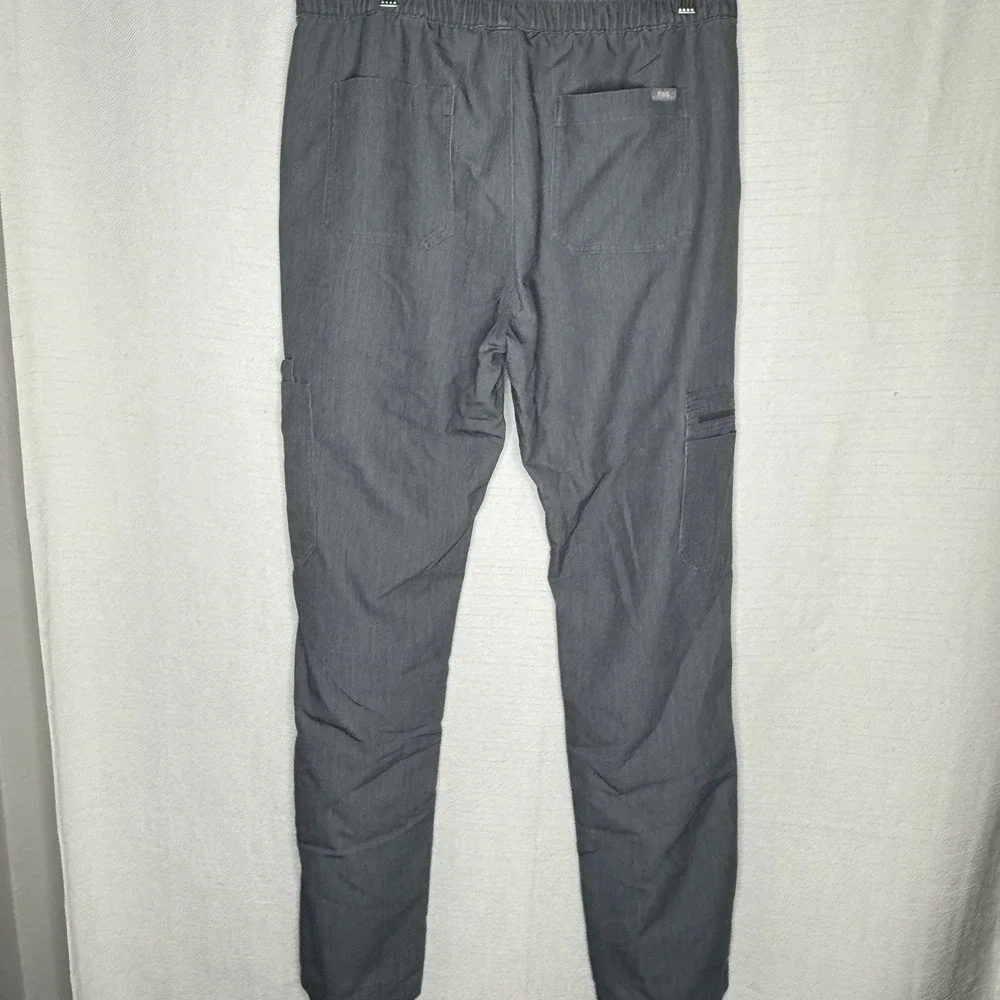 Figs Pants Mens L Graphite‎ Gray Cairo Cargo Scrub Zip Fly TM3001T Medical B